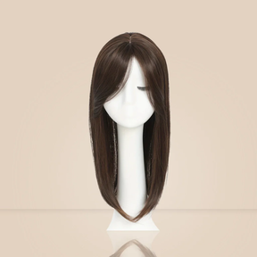 Top Closure - Topo de Cabelo Natural com Franja 50cm 200g | Para Alopecia e Falhas