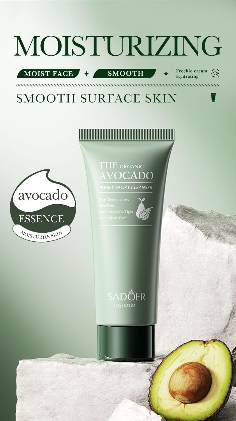 Limpiador Facial Orgánico de Aguacate Purificante